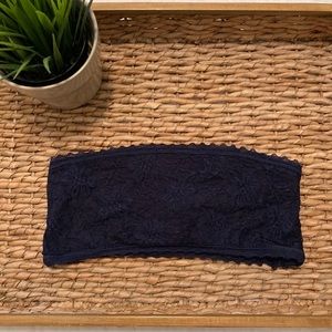 NWOT ✨ Zenana Outfitters Navy Lace Bandeau